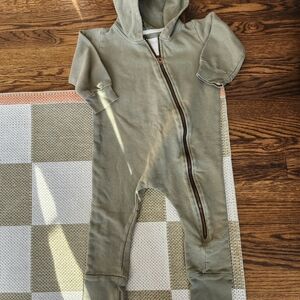 Mini Mioche Plush Cotton Biker Romper